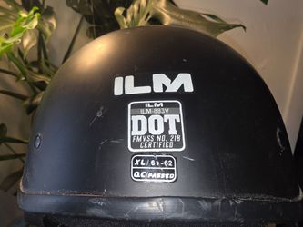 ILM MOTORCYCLE HALF HELMET – SIZE XL