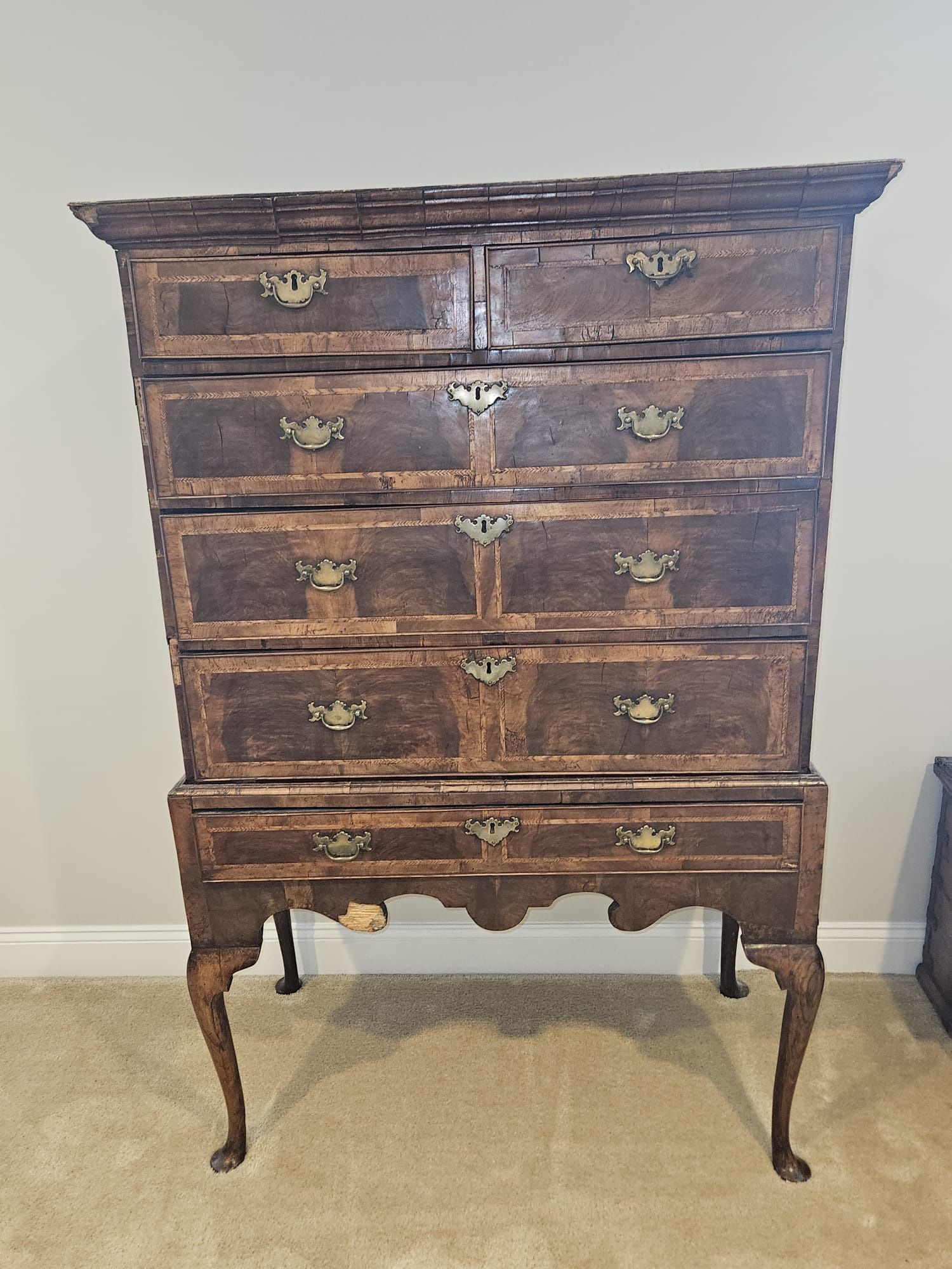 18th century English Tallboy.