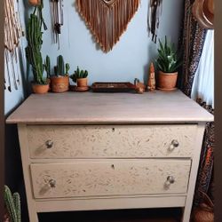 Antique Sweet Two Drawer Dresser