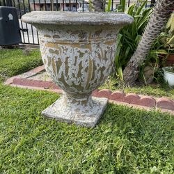 Large Rustic Ancient Pot—Big Ceramic Urn Planter. ($85)