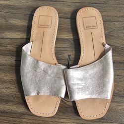 Dolce Vita Cato Slide Sandal Rose Gold Leather Women’s Size 6.5