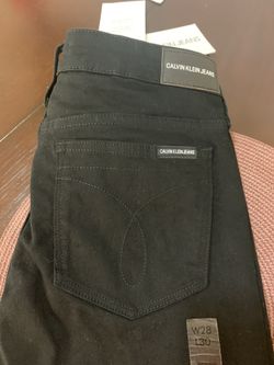 CALVIN KLEIN JEAN // black size 28 x 30