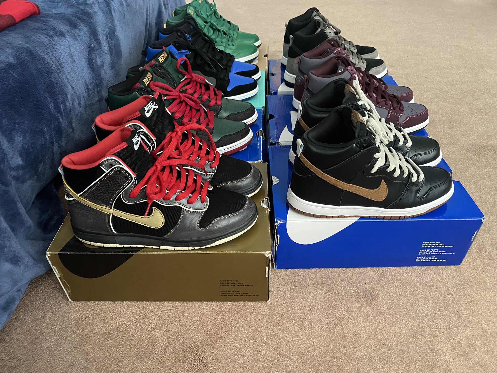 Nike Dunk Sb High Sizes 8.5-9.5