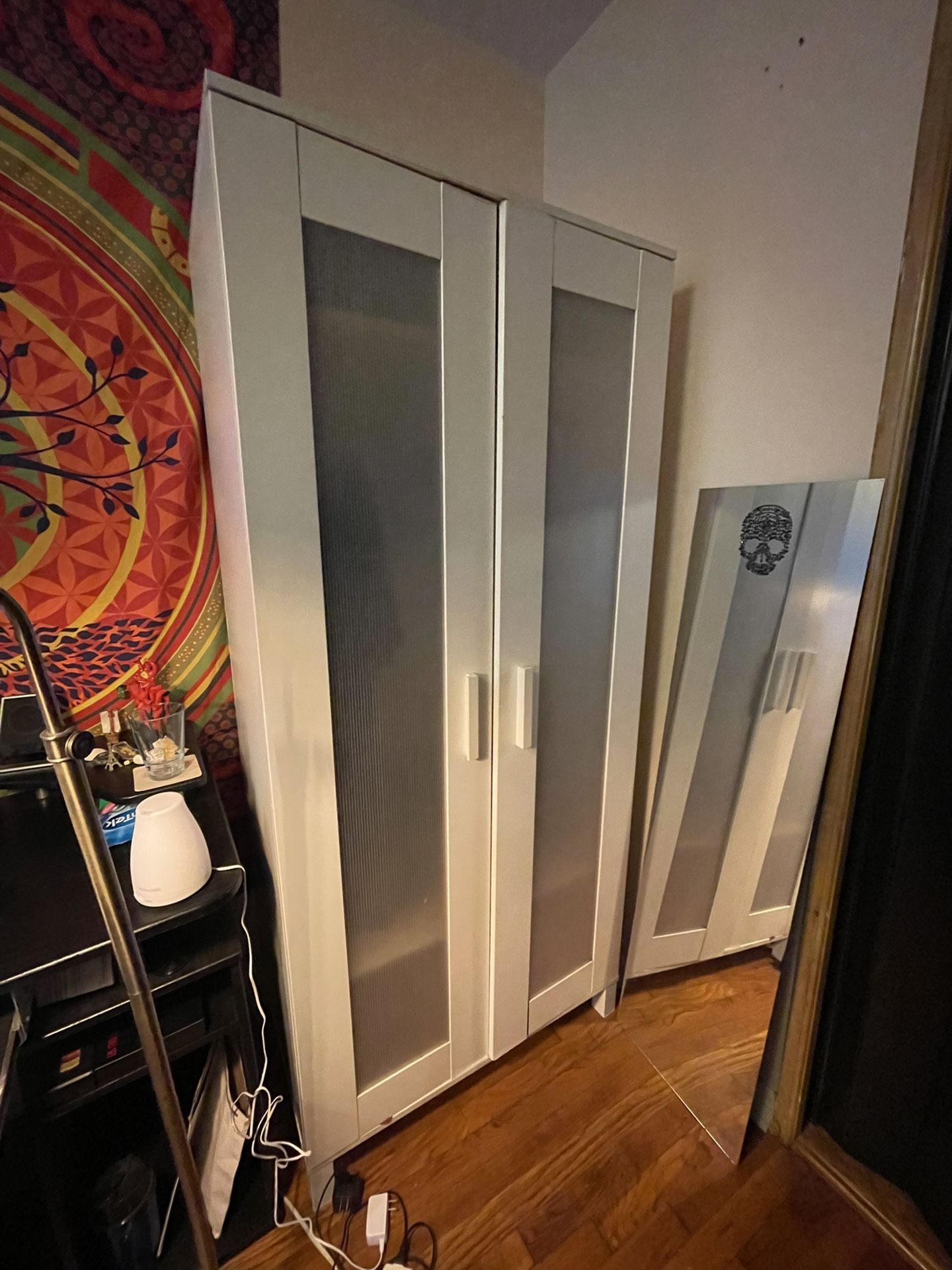 ikea brimnes wardrobe with 2 doors