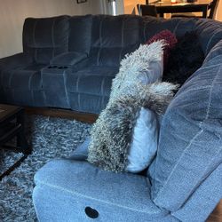 Grey  Sectional Couch