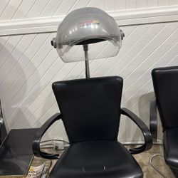 Hair Chair And Hair Dryer 