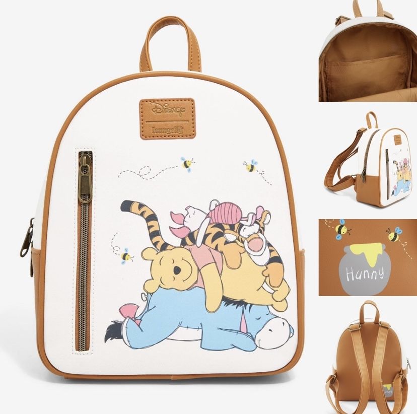 Loungefly Disney Winnie The Pooh & Friends Sleeping Mini Backpack 