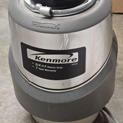 Kenmore 3/4 HP Garbage Disposal 