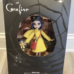 Coraline Monster High Skullector Doll Yellow Raincoat Ragdoll Dress Accessories JHK65 Laika
