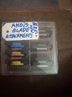 Andis blade attachments new $25 firm