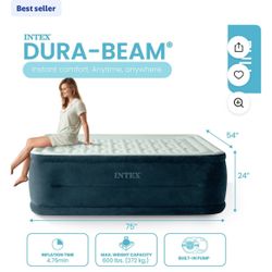 Intex 24” Tall Airbed - Full Size