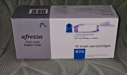Insulin / Afreeza 90 single use cartridges