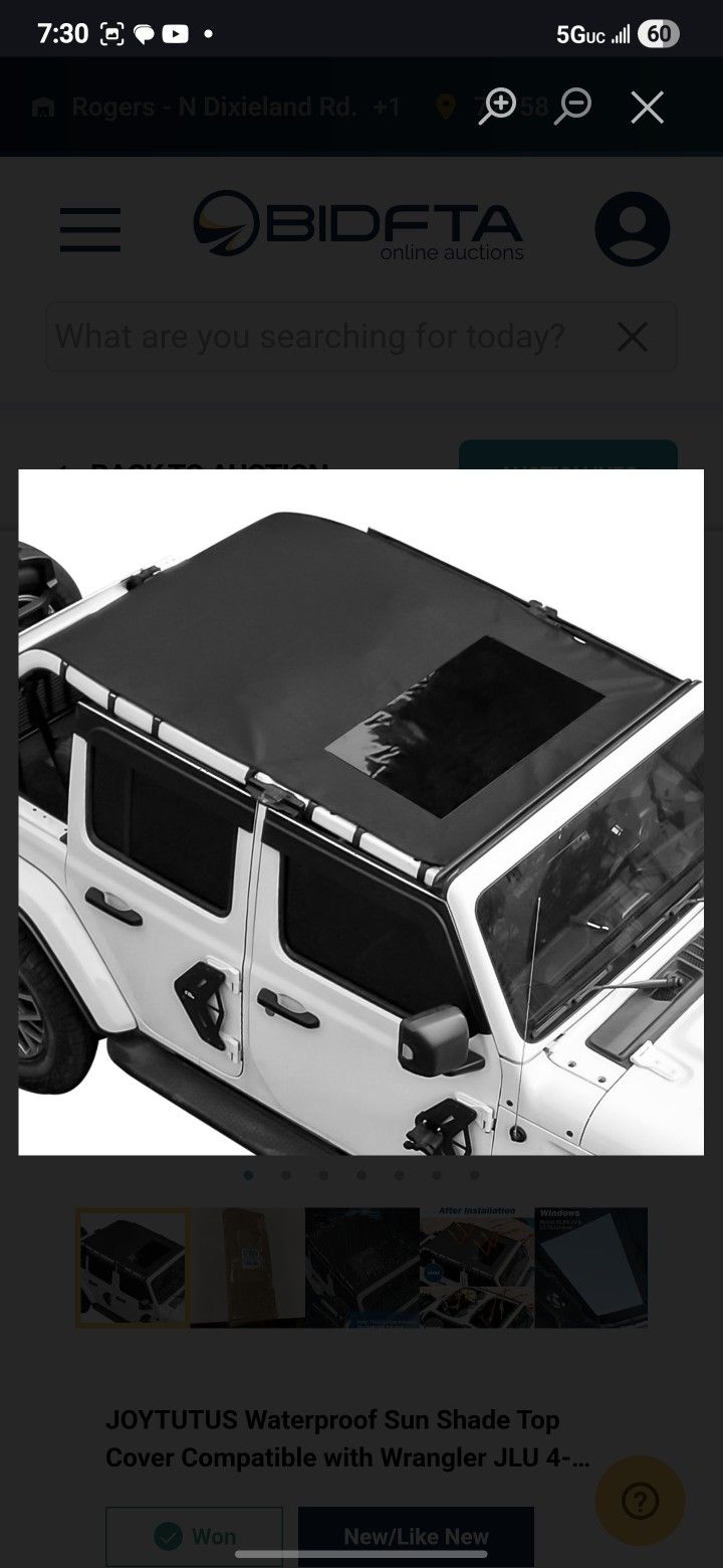 Jeep Wrangler Soft Top