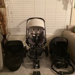 Quinny Moodd Strolled Set Includes Bassinet Maxi Cosi Car Seat Adapters for Sale in Riverside CA OfferUp