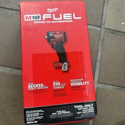 Milwaukee M18 FUEL GEN-3 18V Lithium-Ion Brushless Cordless 3/8 in. Compact Impact Wrench with Friction Ring (Tool-Only)