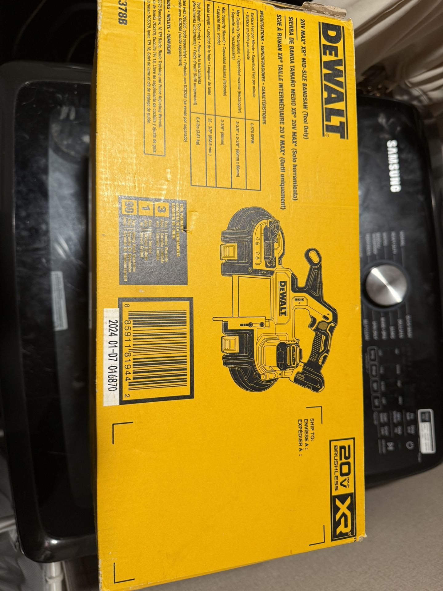 Dewalt Bandsaw