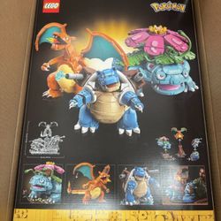 Lego Pokémon Venusaur, Charizard, Blastoise Set 72153 Brand New Sealed
