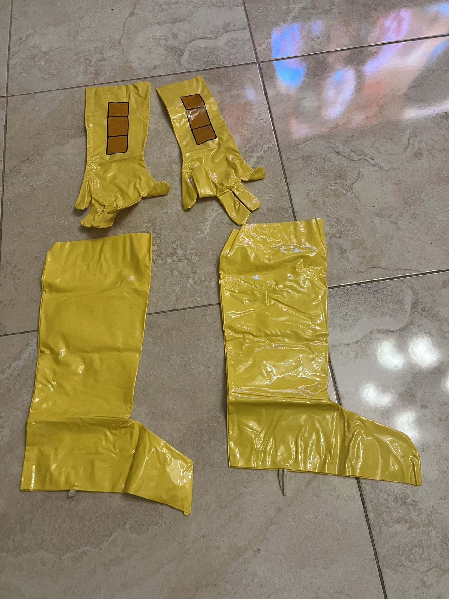 Plastic Boots And Gloves