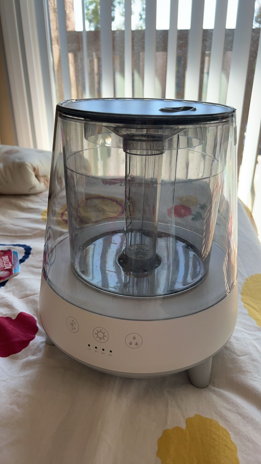 Gocheer Humidifiers for Bedroom,2L Ultrasonic Cool Mist Humidifier for Baby Large Room Quiet Air Humidifier with Auto Shut-Off, Bluetooth Connection