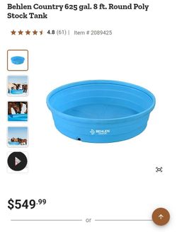 Round poly stock tank