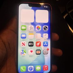iPhone 13 128GB Red – Unlocked – Cracked Back