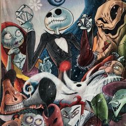 The Nightmare Before Christmas Blanket New