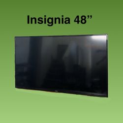 Insignia 48 Inch TV, 1080p LED Television + Heavy Duty Full Motion Wall Mount (for 47–84" TVs)- Firm Price