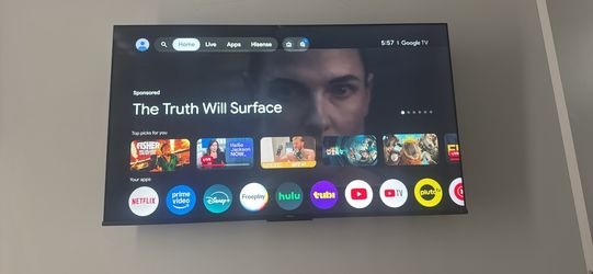 65" Hisense Flat Screen TV