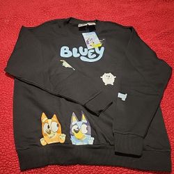Bluey Unisex Adult Graphic Crewneck Sweatshirt Size X - Large Brand New w/Tags