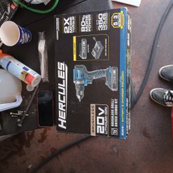 New Hercules Drill W/batt & Charger
