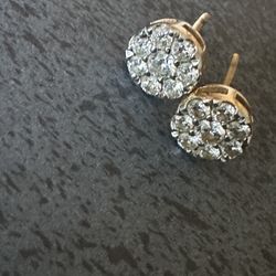 Natural Diamond Earrings