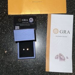 Moissanite Stud Earrings 0.5CT