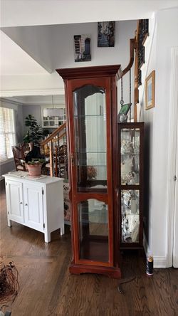 Cherry curio cabinet