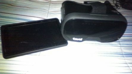 Tablet and vertical 3d gogles