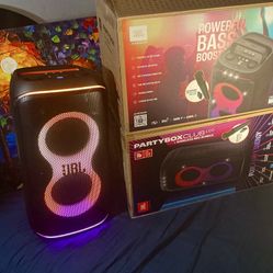 JBL (Partybox Live 120) Portable Bluetooth Speaker ~ Wireless Mic, LED Lights, Karaoke & Long Battery Life