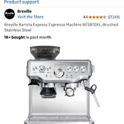 Breville Espresso Machine 