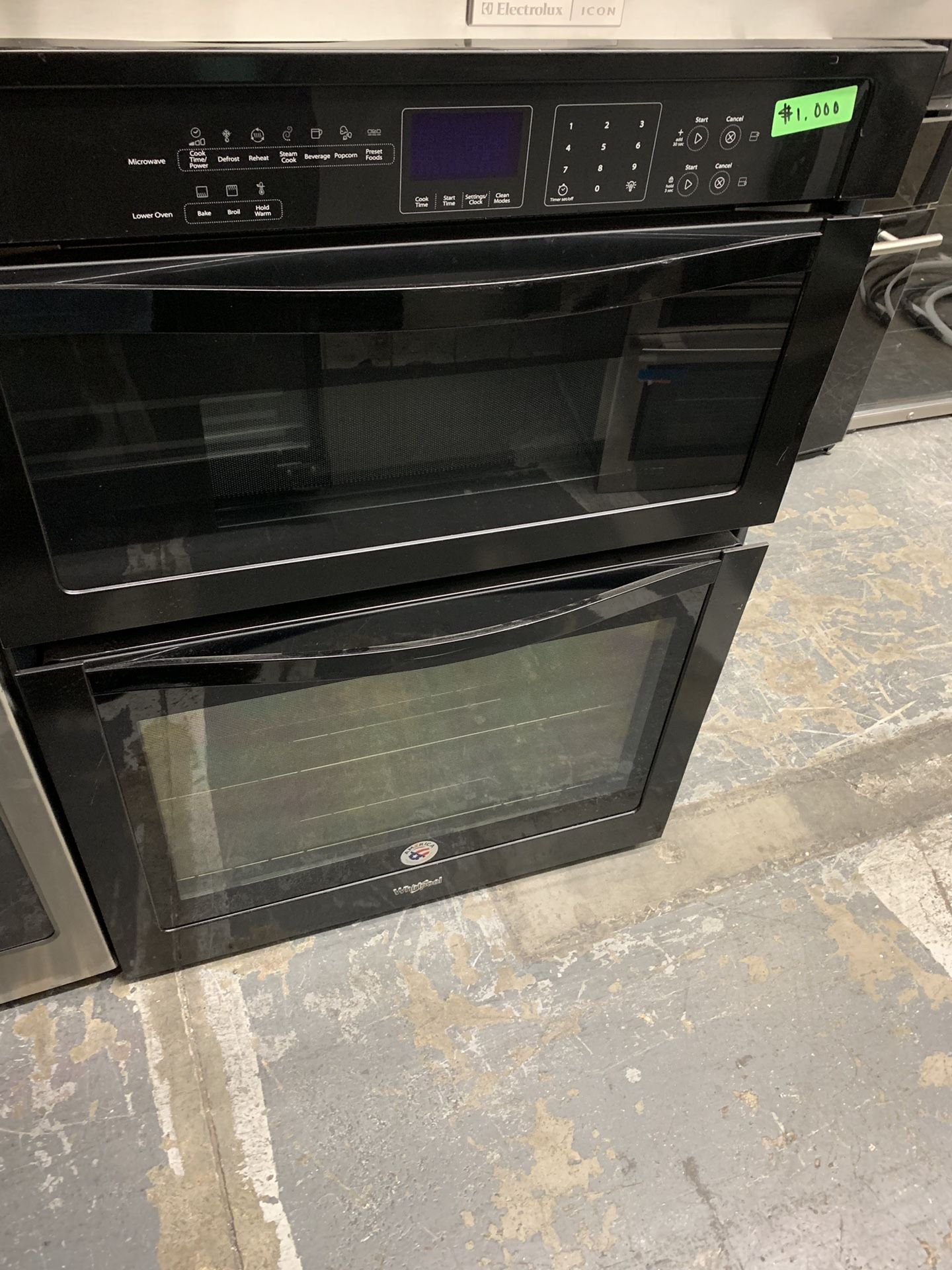 Whirlpool 30” microwave oven combo