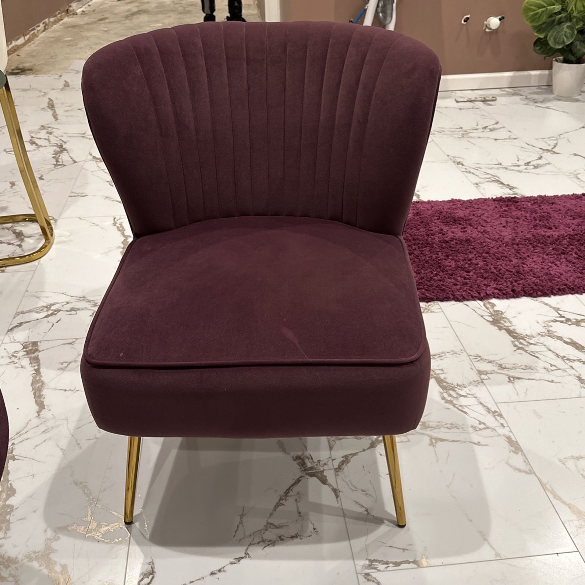 Purple Velvet Chairs