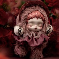 skullpanda l'impressionnisme Blossom Plush Doll