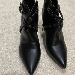 Boot 3 Inch Heels Adjustable Ankle Buckles 