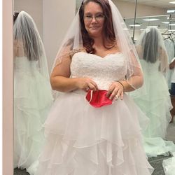 Brand New David's bridal wedding Dress 