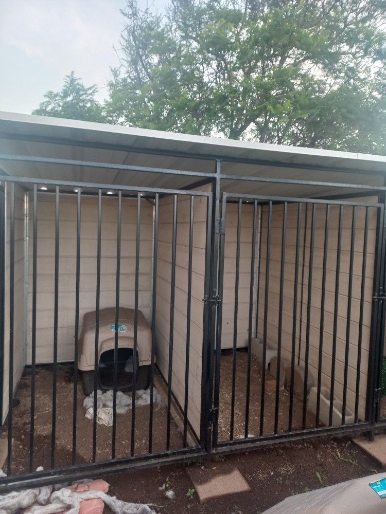 Jaulas Para Perros De Aluminio Fasil De Armar Cuatro Compartimientos De 4 X6 Nunca Se Uso