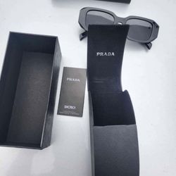prada sunglasses black designer men and women unisex fashion popular