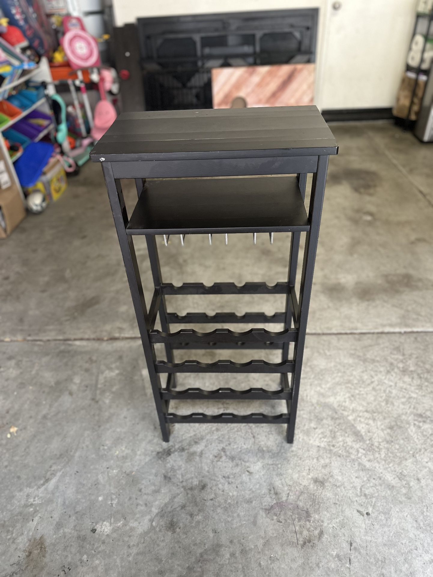 16 Bottle Wine Rack Table