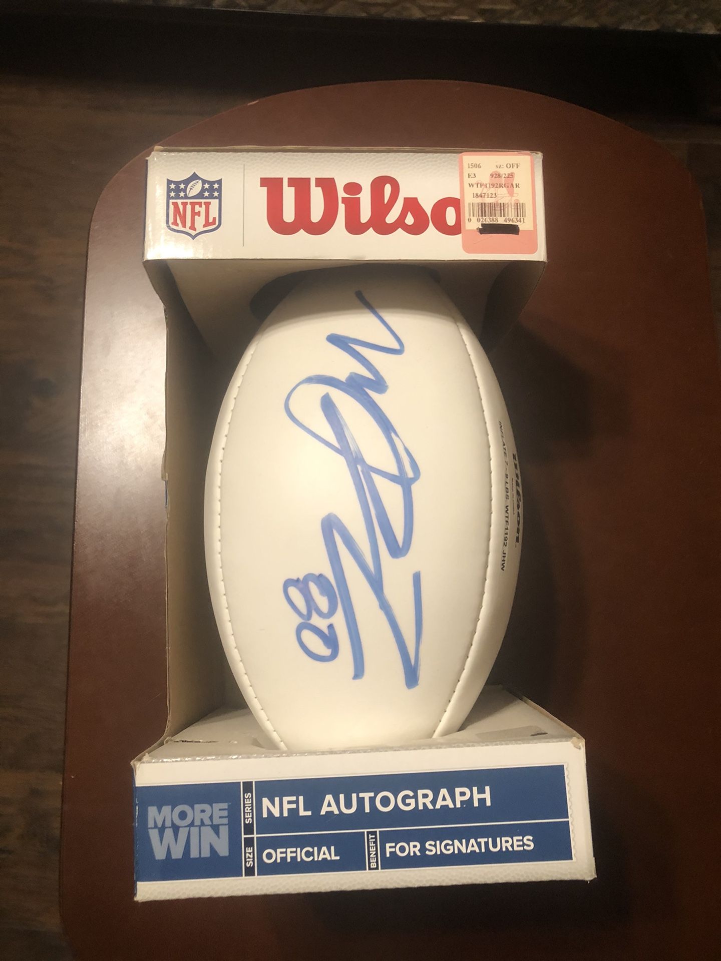Malcolm Floyd Chargers Signed Football