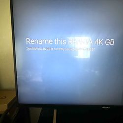 43” Sony BRAVIA 4K GB