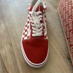 Red Checkered VANS 