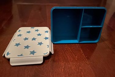 Kids Bento Style Lunch Box - Cat & Jack - Blue Stars