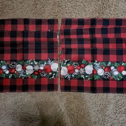 Christmas theme placemats decorations 8 pcs
