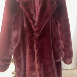 Mens Faux Fur Coat